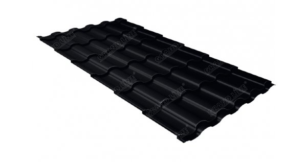 Металлочерепица кредо 0,45 Drap RAL 9005 черный купить в Кузнецке