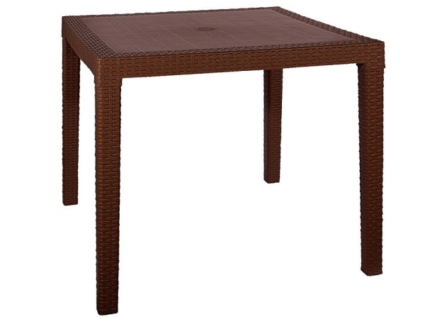 Стол квадратный FIJI Quatro Table Коричневый купить в Кузнецке