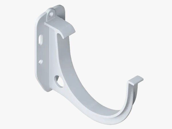 Водосток Альта-Профиль ПВХ – Кронштейн желоба водосточный (белый) купить в Кузнецке