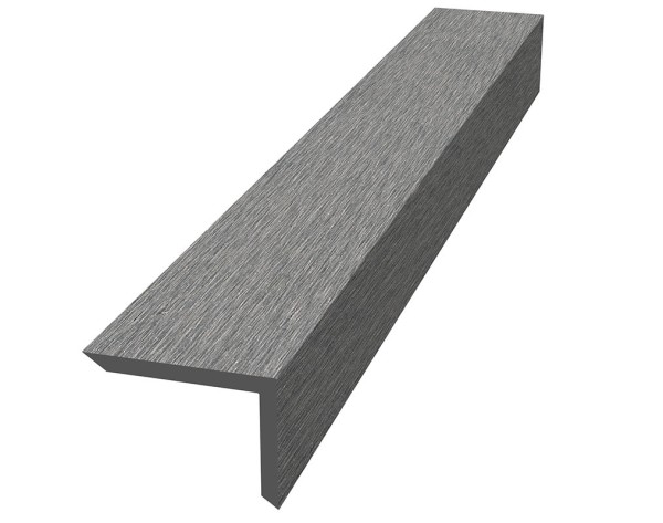 Уголок ДПК для террасной доски NauticPrime, 60x40x2900мм Тёмно-серый купить в Кузнецке