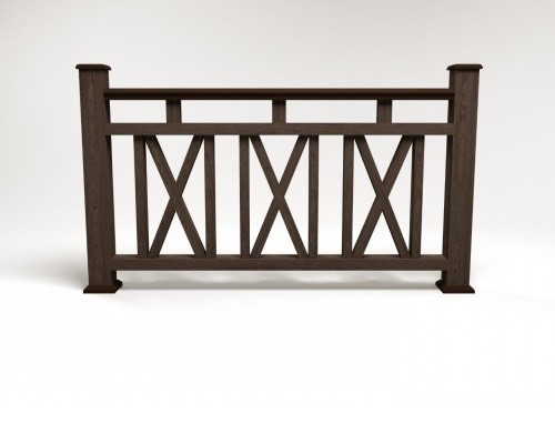 Ограждение из ДПК FG3 венге купить в Кузнецке