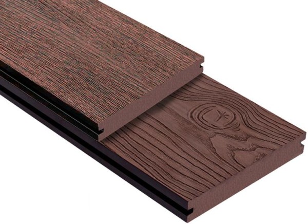 Террасная доска ДПК Outdoor 3D полнотелая STORM/OCEAN BROWN коричневая микс купить в Кузнецке