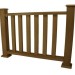Ограждения из ДПК WOODVEX Кофе купить в Кузнецке