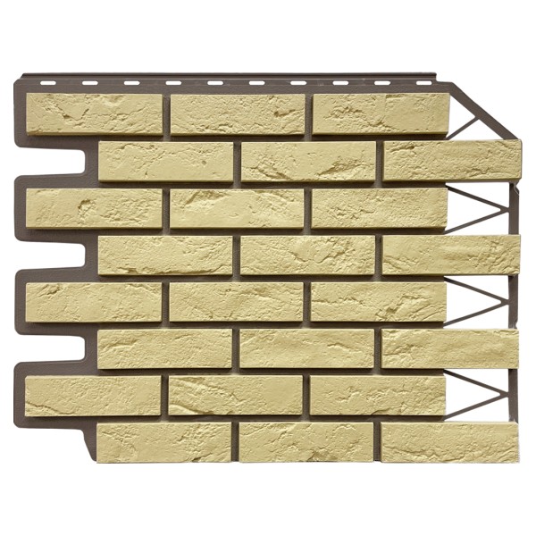 Фасадная панель FineBer, Кирпич Баварский, Песочный купить в Кузнецке