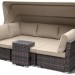 Диван-Трансформер AFINA плетеный из иск. ротанга AFM-320B Brown купить в Кузнецке