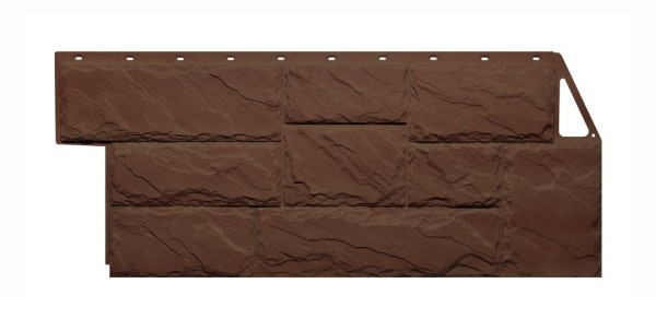 Фасайдинг Серия «Камень крупный» Коричневый купить в Кузнецке