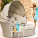 Диван-Трансформер AFINA плетеный из иск. ротанга AFM-325 Beige купить в Кузнецке