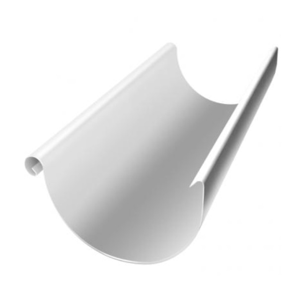 Водосток Grand Line 150x100 – Желоб 3м RAL 9003 купить в Кузнецке