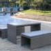 Диван-Трансформер AFINA плетеный из иск. ротанга S330G-W78 Grey купить в Кузнецке