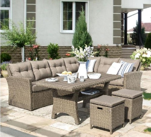 Комплект мебели AFINA плетеной из иск. ротанга AFM-307B Beige купить в Кузнецке
