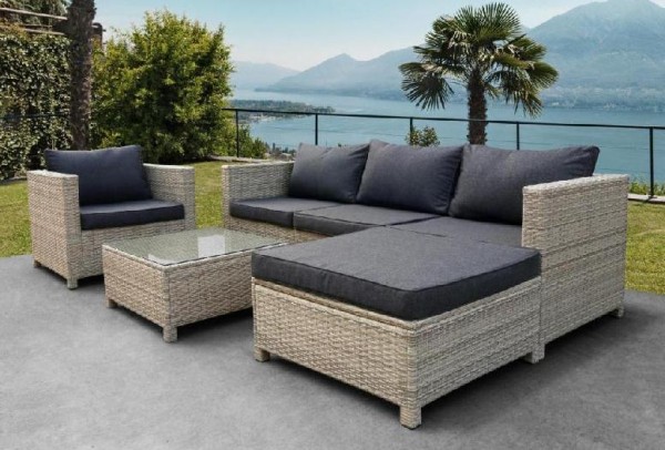 Комплект мебели AFINA плетеной из иск. ротанга YR821G Grey/Grey купить в Кузнецке