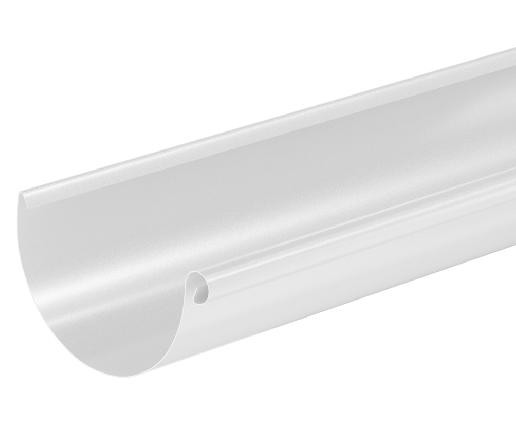 Водосток Aquasistem, система 125x90 - Водосточный желоб 3.00м RAL 9003 Белый купить в Кузнецке