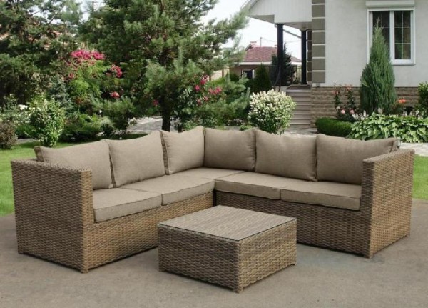 Комплект мебели AFINA плетеной из иск. ротанга YR825B Beige купить в Кузнецке
