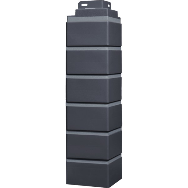 Угол Фасайдинг Серия «Кирпич клинкерный» Графит купить в Кузнецке