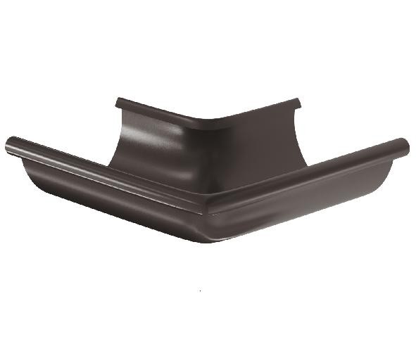 Водосток Aquasistem, система 150/100 - Угол желоба, наружный 90° RR 32 Тёмно-Коричневый купить в Кузнецке