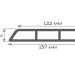 Доска Ромбус 3D ДПК Outdoor STORM GREY серая микс купить в Кузнецке