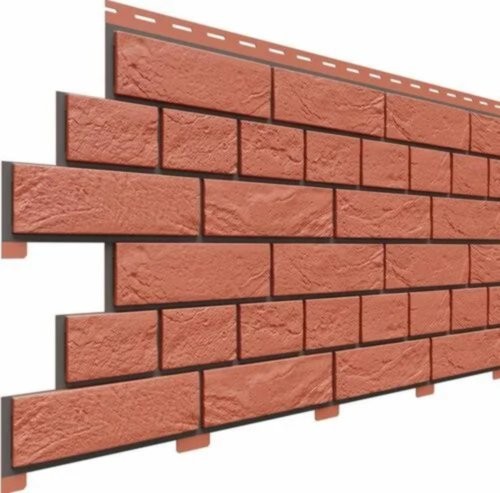 Фасадная панель Доломит Кирпич Славянка Красный купить в Кузнецке