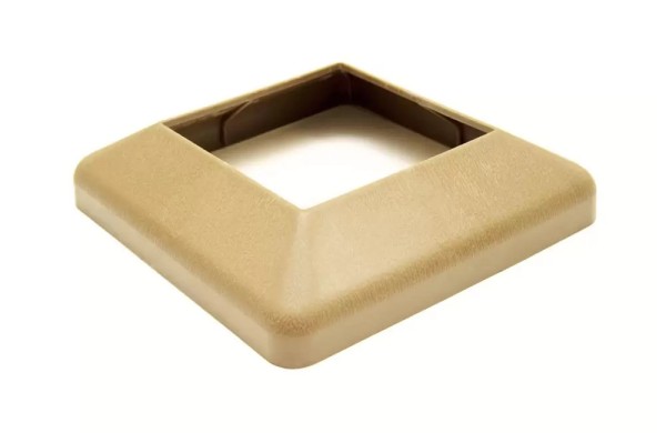 Крышка нижняя ПВХ для столба Deckart 100х100 Орех купить в Кузнецке