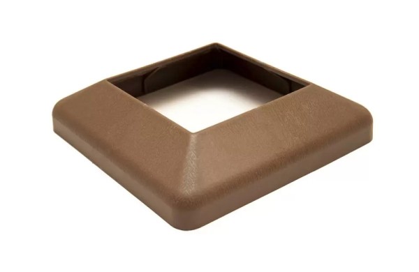 Крышка нижняя ПВХ для столба Deckart 100х100 Шоколад купить в Кузнецке