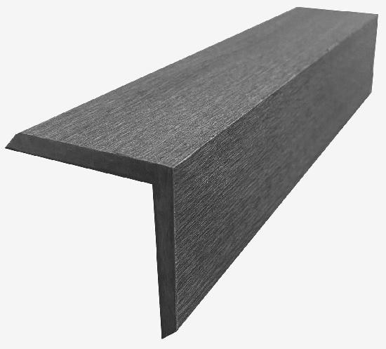 Декоративный угол 50×50 графит купить в Кузнецке