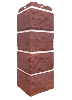 Угол наружный Grand Line Колотый Камень Корица, Шов белый купить в Кузнецке