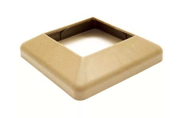 Крышка нижняя ПВХ для столба Deckart 125х125 Орех купить в Кузнецке