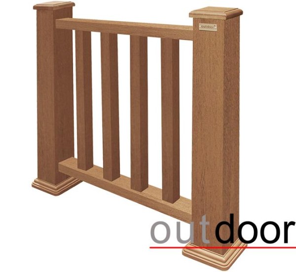 Ограждение из ДПК Outdoor Классик 3D STORM дуб купить в Кузнецке
