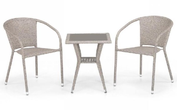 Комплект плетеной мебели AFINA из иск. ротанга T25C/Y137C-W85 Latte 2Pcs купить в Кузнецке