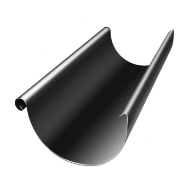 Водосток Grand Line 125x90 – Желоб 3м RAL 9005 купить в Кузнецке