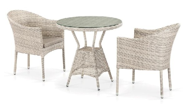 Комплект плетеной мебели AFINA из иск. ротанга T705ANT/Y350-W85 Latte 2Pcs купить в Кузнецке
