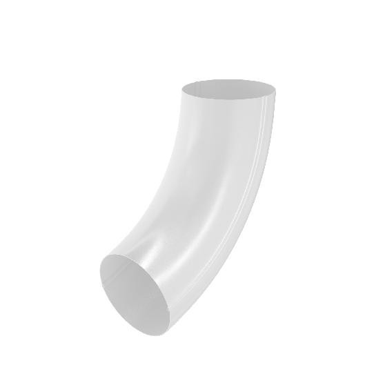 Водосток Aquasistem, система 150/100 - Колено трубы RAL 9003 Белый купить в Кузнецке