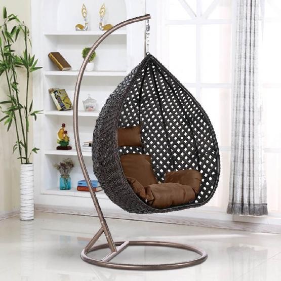 Кресло Подвесное из искусственного ротанга AFM-250B-L Brown купить в Кузнецке