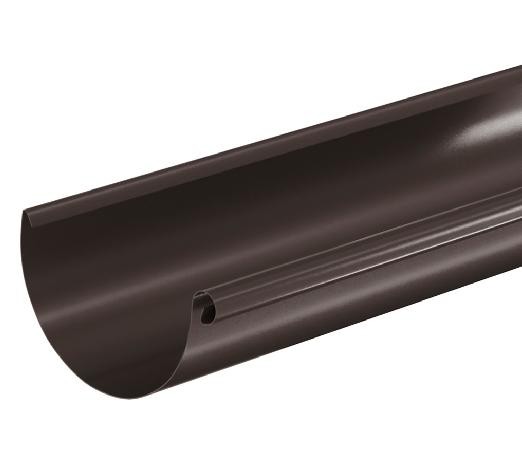 Водосток Aquasistem, система 150/100 - Водосточный желоб 3.00м RR 32 Тёмно Коричневый купить в Кузнецке