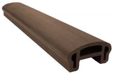 Перила вехнее фигурное Woodvex Select Темно - Коричневый купить в Кузнецке