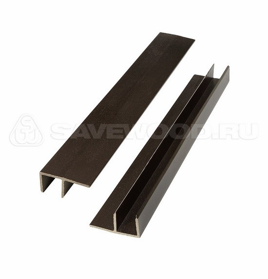 F-профиль ДПК Savewood – Тёмно-коричневый купить в Кузнецке