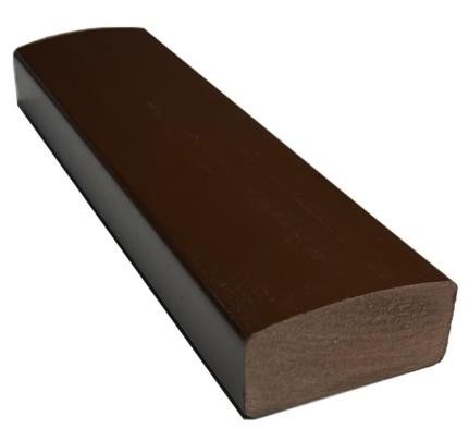 Лавочный брус Ecodecking Некст полнотелый глянцевый 70х35 шоколад купить в Кузнецке
