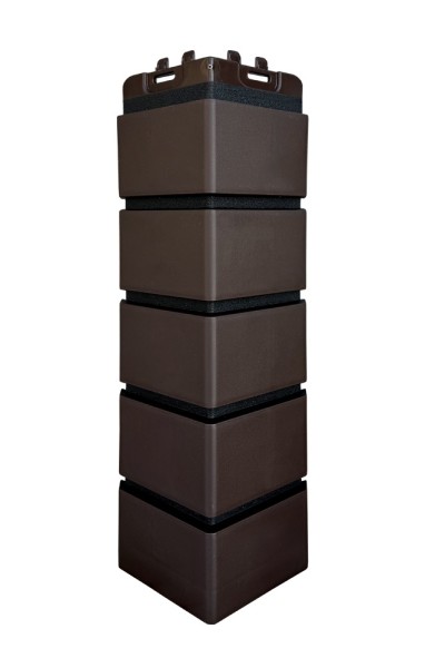 Угол Grand Line клинкерный кирпич ПРЕМИУМ Шоколадный (шов RAL 9005) купить в Кузнецке