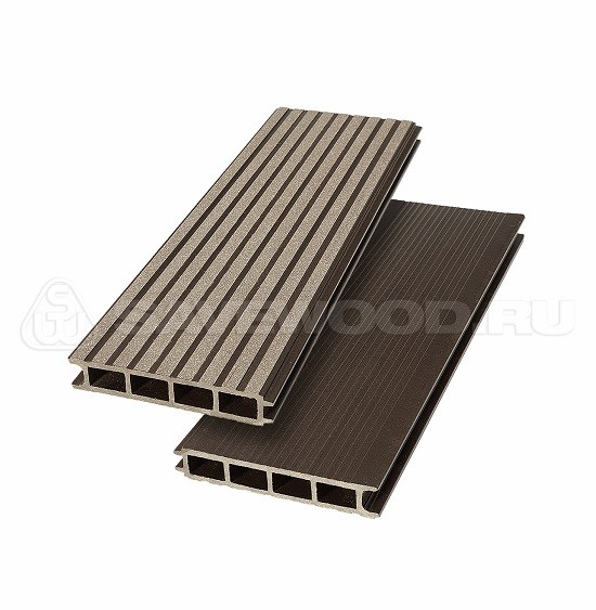 Террасная доска из ДПК SW Ulmus «SaveWood» темно-коричневый купить в Кузнецке
