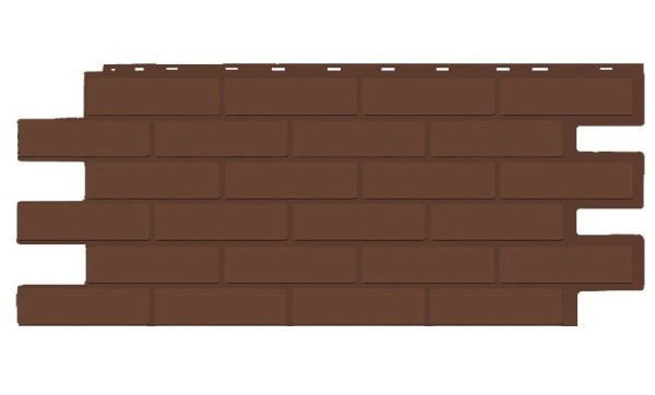 Фасадная панель T-Siding Кирпич Модерн Эко Браун купить в Кузнецке