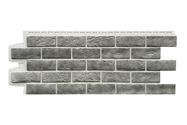 Фасадная панель Grand Line Состаренный кирпич Элит гранит, ШОВ белый купить в Кузнецке