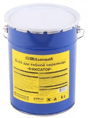 Клей для гибкой черепицы BITUMAST 5 л купить в Кузнецке