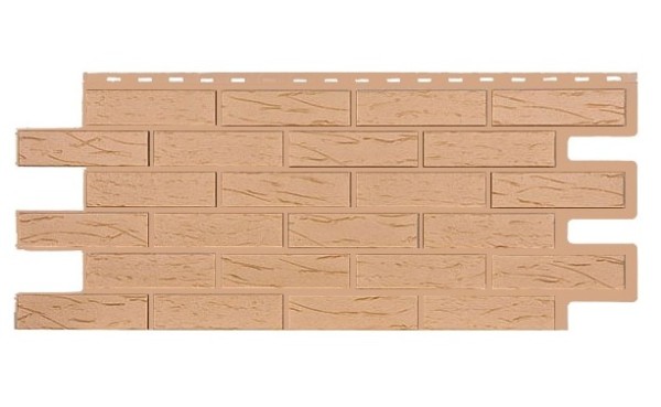 Фасадная панель T-Siding Кирпич Саман Эко Крем купить в Кузнецке