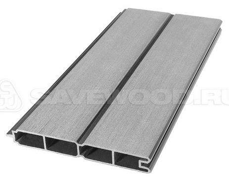 Заборный профиль из ДПК Savewood SW Agger матовый пепельный купить в Кузнецке